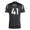 Maillot de Supporter Arsenal Rice 41 Extérieur 2024-25 Pour Enfant